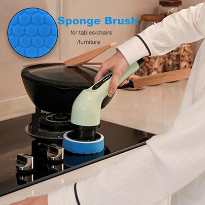 Brush Heads Set, 5 Pack 4 inches Cordless Electric Spin Scrubber Replaceable Brush Heads for Household Cleaning Brushes/Bathroom/Floor/Tile/Car - style: 5 PACK