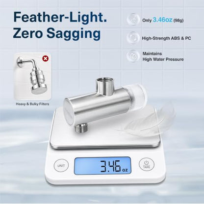 HEY SHOWR Shower Filter, NSF 42 Certified, Chlorine & Heavy Metal Reduction | 500-Layer 5-Micron Filter, Transparent Cap, 98g Lightweight Design, 3 Replacement Cartridges & Ecozen Material - style: Shower Filter + 3 Refills