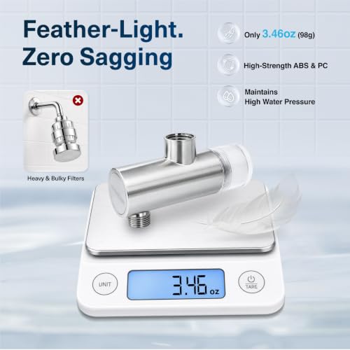 HEY SHOWR Shower Filter, NSF 42 Certified, Chlorine & Heavy Metal Reduction | 500-Layer 5-Micron Filter, Transparent Cap, 98g Lightweight Design, 3 Replacement Cartridges & Ecozen Material - style: Shower Filter + 3 Refills