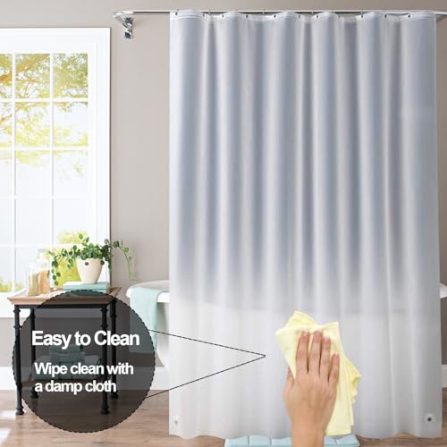 Plastic Shower Liner - Premium PEVA 7G Thickened Shower Curtain Liner with Rustproof Grommets and 3 Weighted Magnets, Waterproof Shower Curtain for Bathroom (Matte, 72”*72”) - color: Matte, size: 72”*72”