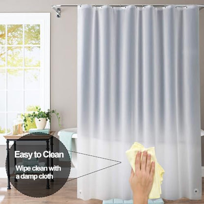 Plastic Shower Liner - Premium PEVA 7G Thickened Shower Curtain Liner with Rustproof Grommets and 3 Weighted Magnets, Waterproof Shower Curtain for Bathroom (Matte, 72”*72”) - color: Matte, size: 72”*72”