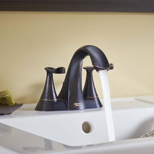 American Standard 7413201.278, Chatfield 4-Inch Centerset 2-Handle Bathroom Faucet 1.2 GPM, Legacy (Oil Rubbed) Bronze - color: Legacy Bronze