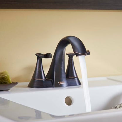 American Standard 7413201.278, Chatfield 4-Inch Centerset 2-Handle Bathroom Faucet 1.2 GPM, Legacy (Oil Rubbed) Bronze - color: Legacy Bronze