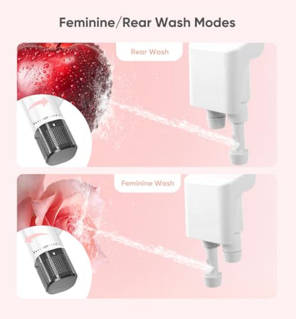 Ultra-Slim Bidet Attachment, Posterior&Feminine Wash-(Retractable Dual Nozzles), Non-Electric Bidet Attachment for Toilet Seat, Adjustable Fresh Cold Water Pressure (BlackChrome) - color: BlackChrome