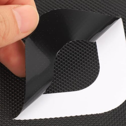 ARTIBETTER 20 Sheets Anti Skid Bathtub Stickers Bathroom Self-Adhesive Non Slip Stickers for Tub Shower Floor Safety Square Black - size: 10X10CM