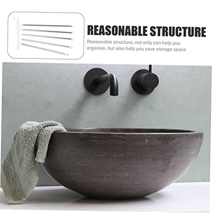 Tofficu Stainless Steel Rotating Wall Mounted Towel Rack with Bars Durable Bathroom Towel Holder for Quick Saving Organizer for Stylish Bathroom Storage