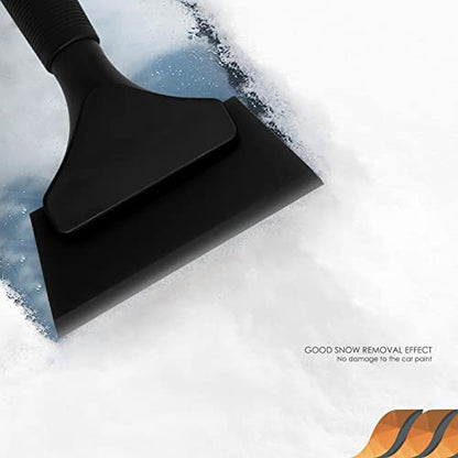 EHDIS Small Squeegee 5 inch Rubber Window Tint Windshield Scraper for Car,Glass, Mirror, Shower, Door,Bathroom Cleaning (Black, 2) - color: Black