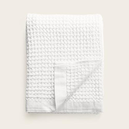 Sedona Waffle Bath Towels, 410 GSM 100% Cotton, Set of 2, Soft, Quick-Drying & Lightweight Waffle Weave Towels, White - color: White, style: Bath Towel (Set of 2)