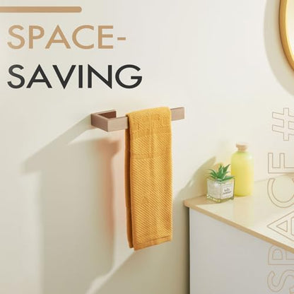 KOKOSIRI Towel Bar for Bathroom Towel Holder Wall Mount Kitchen Towels Rack Bath Hardware Champagne Bronze Stainless Steel, B3009CPG - color: Champagne Bronze