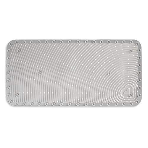 Munchkin Soft Spot Baby Bath Mat for Tub, Cushioned Bathtub Mat for Toddlers and Kids, 36"x17", Grey - style: Bath Mat