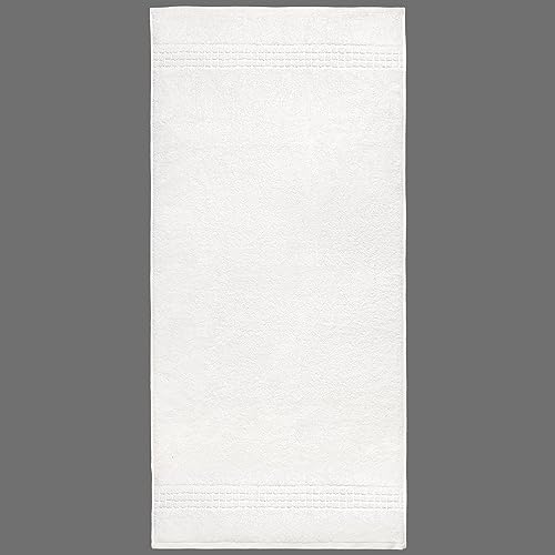 Terry Bath Towel Set 28" x 56" - 100% Ring-Spun Cotton - Durable Hotel Quality - Soft and Absorbent (4 Towels, White) - size: 4 Bath Towels Set
