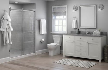Franklin Brass 5-Piece Polished Chrome Bathroom Set (2) Towel Racks, Ring, Toilet Paper Holder, Hook | Kinla Bath Accessories - color: Polished Chrome, style: 5-Piece Bath Accessory Set