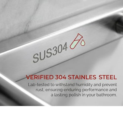 Swivel Towel Rack Wall Mounted, 1/2/3/4-Bar Options, 12.8" Long Arm SUS304 Stainless Steel, No Drill Adhesive 180° Rotating, Heavy Duty Rustproof Towel Bar for Bathroom Kitchen (Holds 30 lbs) - color: 3-bar