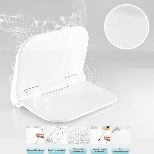 Double arc Fashion Style Foldable Shower Rack Wall Mounted Bathroom, Suitable for Elderly and Pregnant People's Showers and Shower Racks, Shoe Changing stools - size: Double arc fashion style