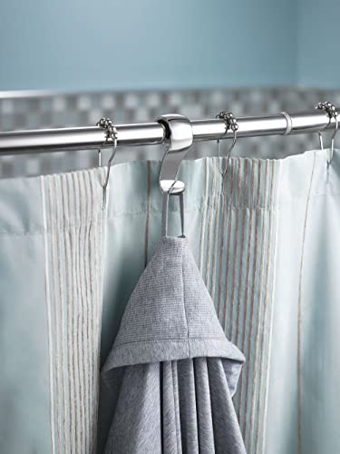 Moen SR2100CH Shower Curtain Rings, Pack of 12, Chrome