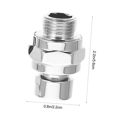 SHINEOFI Adjustable Copper Shower Swivel Adapter Durable Connector for Enhanced Shower Experience Easy Installation Resistant for Family Use