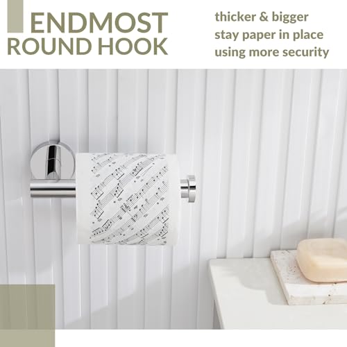 Toilet Paper Holder for Bathroom Paper Storage, Polished Chrome | Rustproof 304 Stainless Steel, Space-saving Drilling Wall Mounted, Rock-solid Hanging Tissue Holder for Restroom, Powder room - color: Polished Chrome