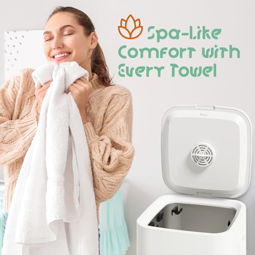 Pursonic Luxury Towel Warmer Bucket with LED Display | Quick Heating & Large Capacity | Spa-Like Comfort at Home