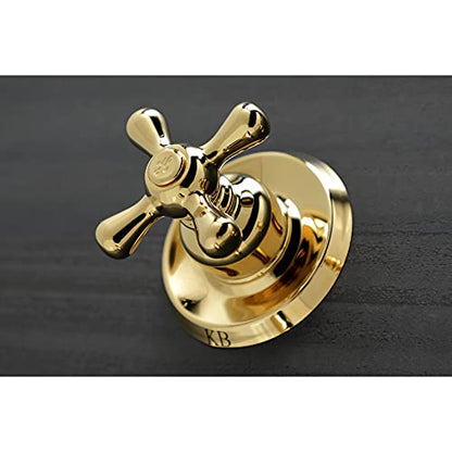 Kingston Brass KB242AX Magellan Tub and Shower Faucet, Polished Brass, 72 x 8 x 7.38 - color: Polished Brass