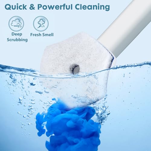 Compatible with Clorox Toilet Wand – Disposable Toilet Brush Head Refills (40 Count)