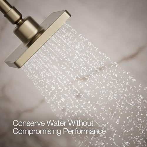 Kohler 24805-G-BV Parallel® Single-function showerhead, 1.75 gpm, Vibrant Brushed Bronze