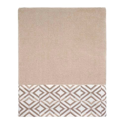 Avanti Linens - Bath Towel, Soft & Absorbent Cotton (Harlow Collection, Linen) - color: Linen, size: Bath Towel