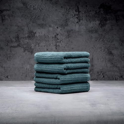 Luxury Performance 4-Piece Hand Towel Set | Patented Quick-Dry Tech | Ultra Soft | 16" W x 30" L | Ocean - color: Ocean, size: 4 Hand Towels
