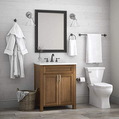 Franklin Brass 5-Piece Oil Rubbed Bronze Bathroom Set (2) Towel Racks, Ring, Toilet Paper Holder, Hook | Kinla Bath Accessories - color: Oil Rubbed Bronze, style: 5-Piece Bath Accessory Set