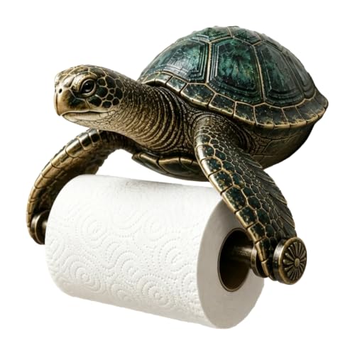 Ocean Guardians Toilet Paper Holder Series, Funny Toilet Paper Holder, Toilet Paper Roll Holder Wall Mounted, Toilet Paper Roll Holder with Phone Shelf Tissue Holder for Bathroom Washroom, Sea Turtle - color: Sea Turtle
