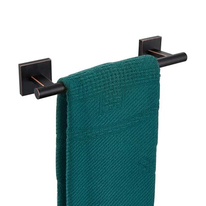 KOKOSIRI Towel Rings 9-Inch Bathroom Hand Towel Rack Wall Mount Towel Bar Oil Rubbed Bronze Stainless Steel Bathroom Hardware Kitchen Storage, B4005ORB-L9 - color: Oil Rubbed Bronze