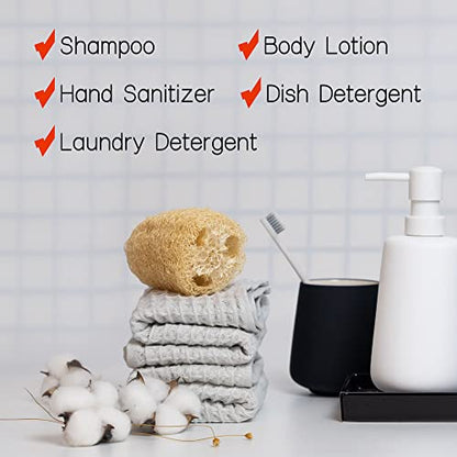 Soft Touch Matte White Ceramic Soap Dispenser, Minimal Design | Rubber Paint Finish, Smooth Relaxing Touch, Sleek Modern Shape, Elegant Countertop Accent, Minimal Bathroom And Kitchen Decor - color: Matte White