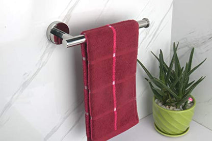TocTen Hand Towel Holder/Towel Ring - Thicken SUS304 Stainless Steel Bathroom Hand Towel Bar, 9Inch Heavy Duty Wall Mounted Towel Rack Hanger (Polished Chrome) - color: Chrome, size: 9 In-Round