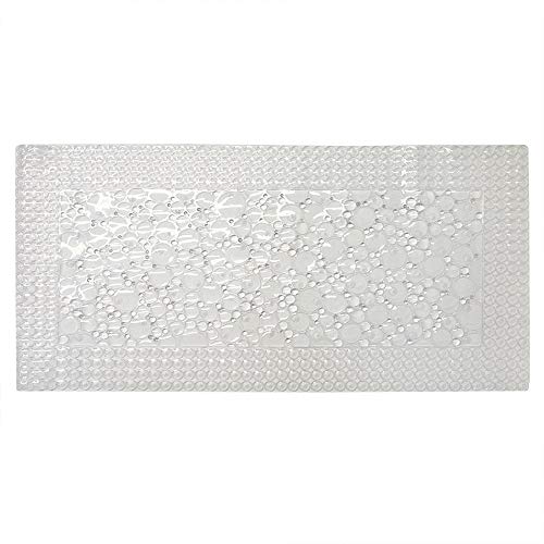 Popular Bath Bubbles-N-Circles Tub Mat, 20x40, Clear