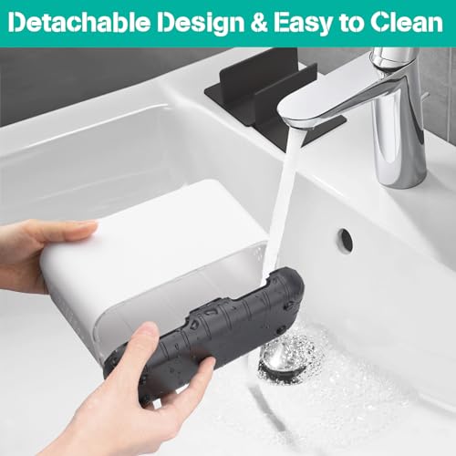Toothbrush Holders for Bathrooms, Electric Toothbrush and Toothpaste Holder with Adjustable Dividers and Drainage, Kids Toothbrush Organizer for Bathroom Countertop | 5 Slots Toothbrush Organizer with Adjustable Dividers and Drainage, for Bathroom Counter
