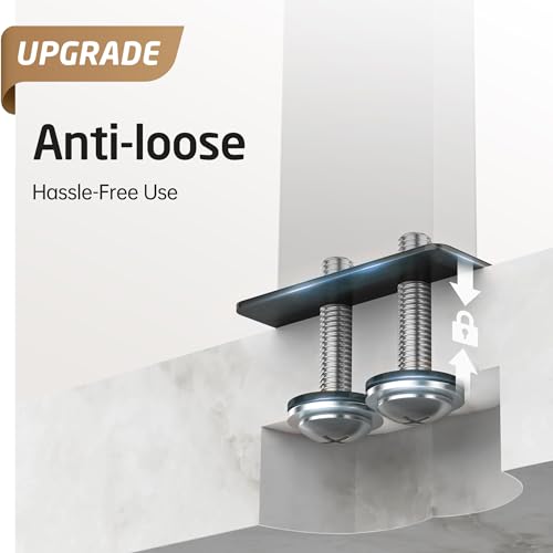 KES Matte Black Standing Towel Rack for Bathroom, Heavy Marble Base, 2-Tier | Stable Marble Base, Steady T-Bars, Fits Bath Towels & Hand Towels, SUS304 Stainless Steel, Freestanding, 33" H, BTH217-BK - color: White Marble & Black Bar, size: 33” H (2-tier)
