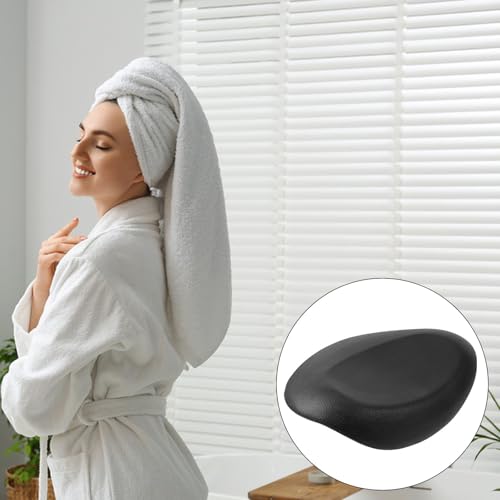 Cabilock Non-Slip Pu Bath Pillow with Strong Suction Cups, Universal Tub Head and Neck Support Cushion for Bathtub Relaxation and Spa Comfort