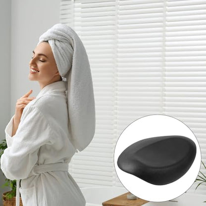 Cabilock Non-Slip Pu Bath Pillow with Strong Suction Cups, Universal Tub Head and Neck Support Cushion for Bathtub Relaxation and Spa Comfort
