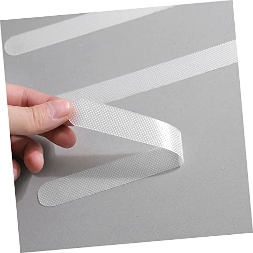 STOBOK 4 Sets of Non-Slip Bathroom Floor Strips Waterproof Anti-Slip Tape for Shower and Stairs 20 PCS Anti-Skid Stickers for Safety