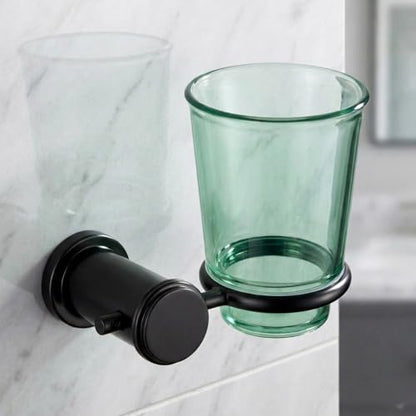 ECKOREA® Hair Line Bronze Tumbler Holder ECK-300C-BP, Tumbler Included, Durable Zinc Alloy, Wall-Mounted, Screw-in - size: ECK-300C-BP