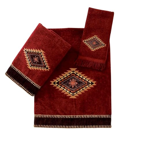 Avanti Linens Mojave Fingertip Towel, Brick