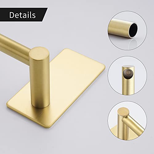 KES Bathroom Towel Bar 30 Inches Adhesive Hand Towel Holder Stick on Wall SUS 304 Stainless Steel Brushed Gold, A7000S75B-BZ - color: Brushed Gold, size: 29.5-Inch