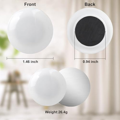 12 PCS Shower Curtain Weights Magnetic Curtain Magnets | Heavy Duty Shower Curtain Weights Help Keep Curtain Liners in Place, Also Suitable for Drapery, Flags and Tablecloths
