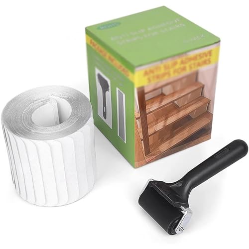 Stair Treads Non Slip, 15-Pack Pre-Cut Transparent Anti Slip Strips, Soft and Waterproof Tape for Floor, Bathtub, Bathroom, Safety for Elderly, Children, and Pets (Size : 10x81cm) - size: 10x81cm