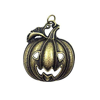 Set of 12 Halloween Smiling Pumpkins Shower Curtain Hooks Ring Stainless Steel Rustproof Bathroom Kids Room Fashion Home Decor (Bronze) - color: Bronze