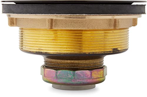 Signature Hardware 482758 4-1/2" Basket Strainer with Tailpiece - color: Aged Brass