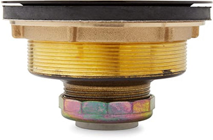 Signature Hardware 902367 3-1/2" Basket Strainer for Sinks up to 1" Thick - color: Polished Brass