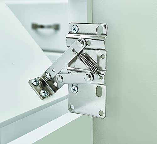 Rev-A-Shelf 14" Tip-Out Plastic Sink Trays for Kitchen and Bathroom Base Cabinet, Pull Out Vanity Shelf Home Organizer, White, 6572-14-11-52 - size: 14" W