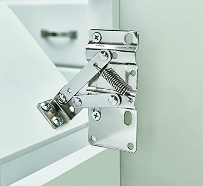 Rev-A-Shelf 14" Tip-Out Plastic Sink Trays for Kitchen and Bathroom Base Cabinet, Pull Out Vanity Shelf Home Organizer, White, 6572-14-11-52 - size: 14" W