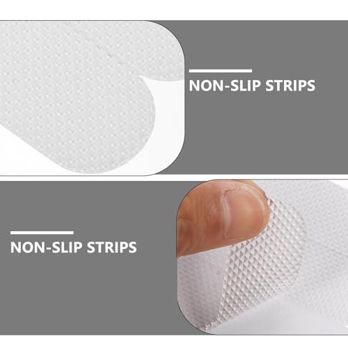 24pcs Bathroom Non-Slip Peva Strips Anti-Skid Adhesive Tape for Bathtub Stairs and Shower Floor Safety Random Color