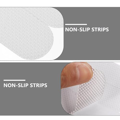 24pcs Bathroom Non-Slip Peva Strips Anti-Skid Adhesive Tape for Bathtub Stairs and Shower Floor Safety Random Color